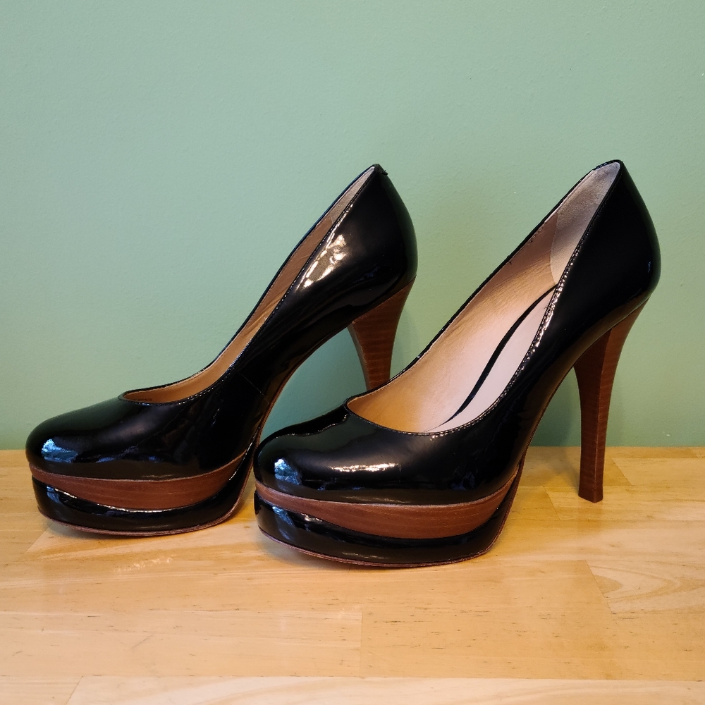Pour La Victoire Patent Leather Pumps